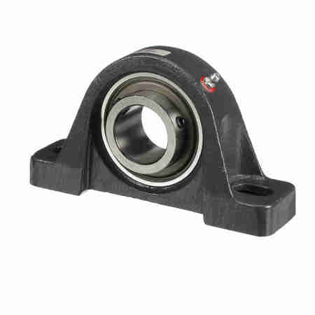 BROWNING Mounted Cast Iron Two Bolt Pillow Block Ball Bearing, VPS-124 VPS-124